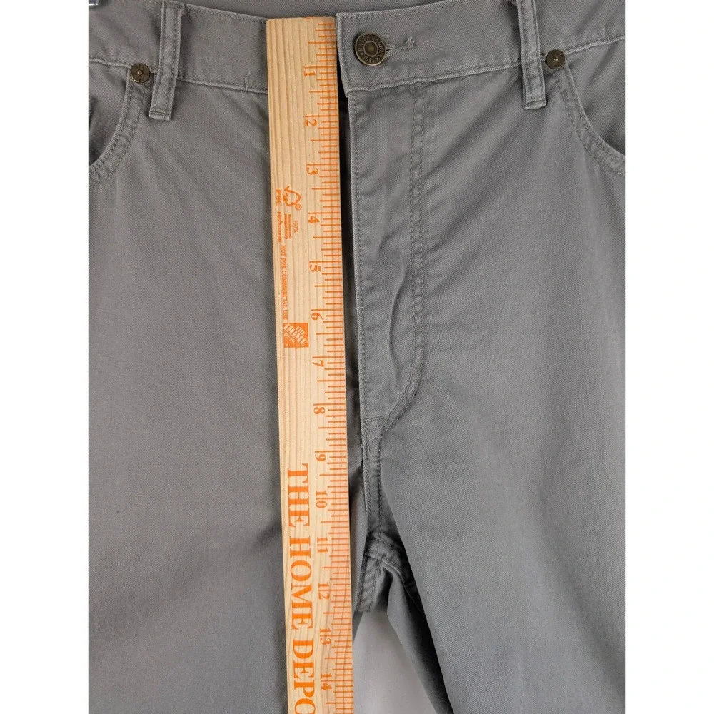 Polo Ralph Lauren Pants‎ Mens 38/32 Gray Straight Leg Cotton Stretch Twill